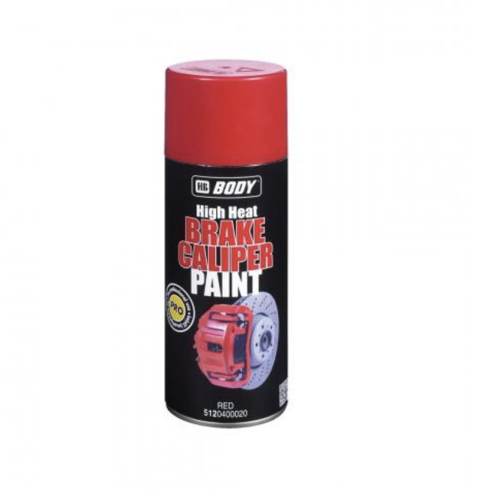 BODY Аэрозольная температуростойкая краска для суппортов (0.4 л) красный