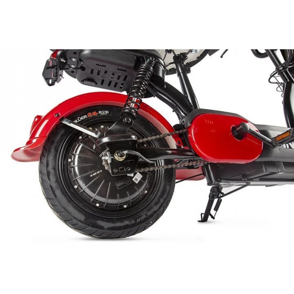 Электроскутер INTRO COMPACT черно-красный