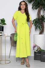 Платье Лина (яркий лайм) П10593 LT Collection
