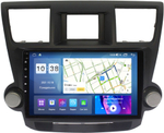 Магнитола для Toyota Highlander 2 2007-2013 XU40 - Parafar PF035T1XHD на Android 13, 8-ядер, 4Гб+64Гб, CarPlay, 4G SIM-слот (крутилки декоративные)