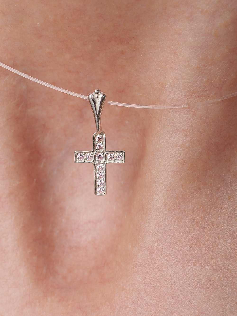 Крест из серебра/С камнями