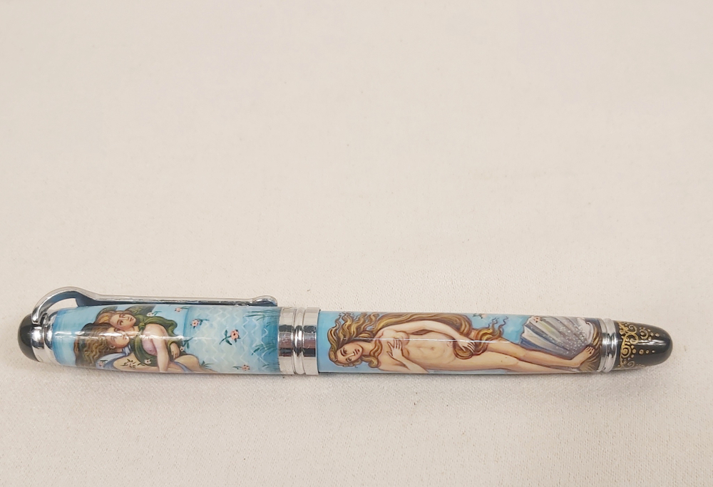 Коллекционная ручка с ручной росписью Палех "Рождение Венеры"