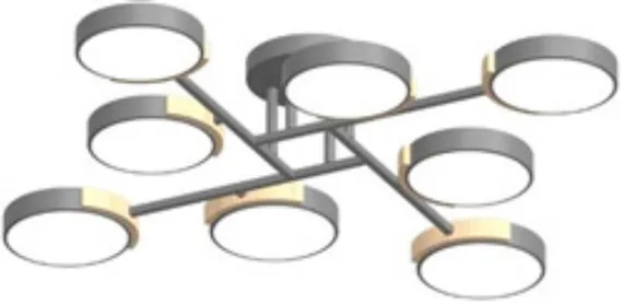 Потолочный cветильник LED4U L3212-840 GR