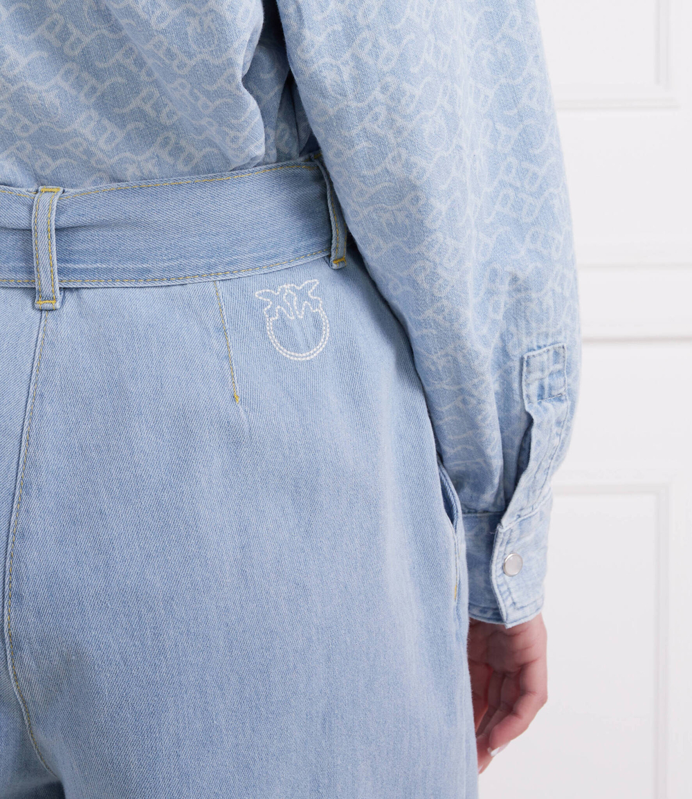 шорты + пояс circuito Pinko - голубой(100701 A0MM)