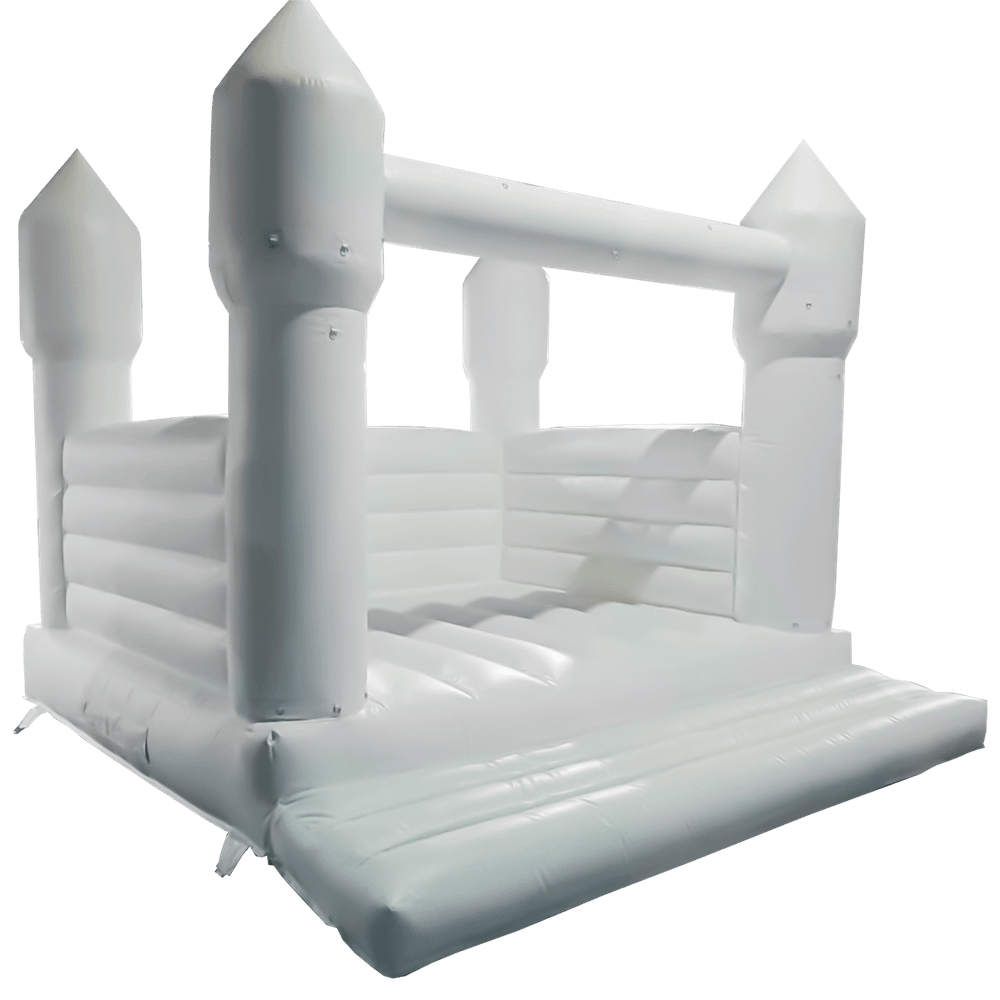 Белоснежный надувной батут - фотозона и реквизит для свадебных торжеств и праздников, 4*3*2,75 м