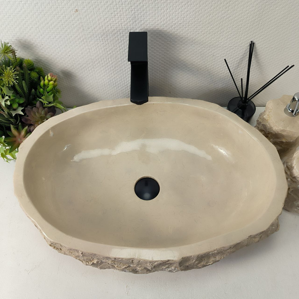 Раковина из мрамора Erozy Cream EM-64954 61*42*15 0879