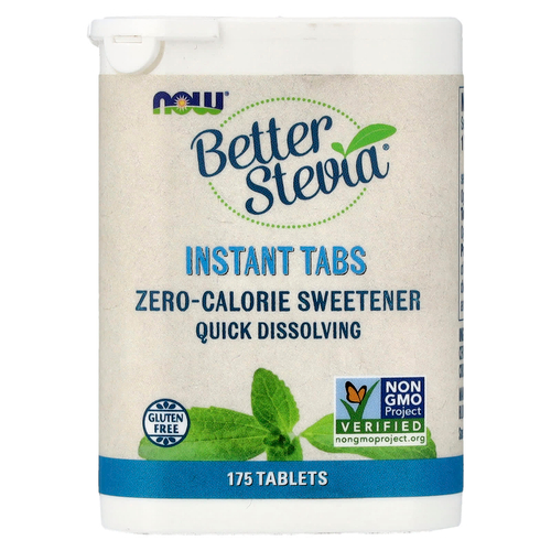 NOW Foods, Better Stevia®, быстрорастворимые таблетки, 175 таблеток