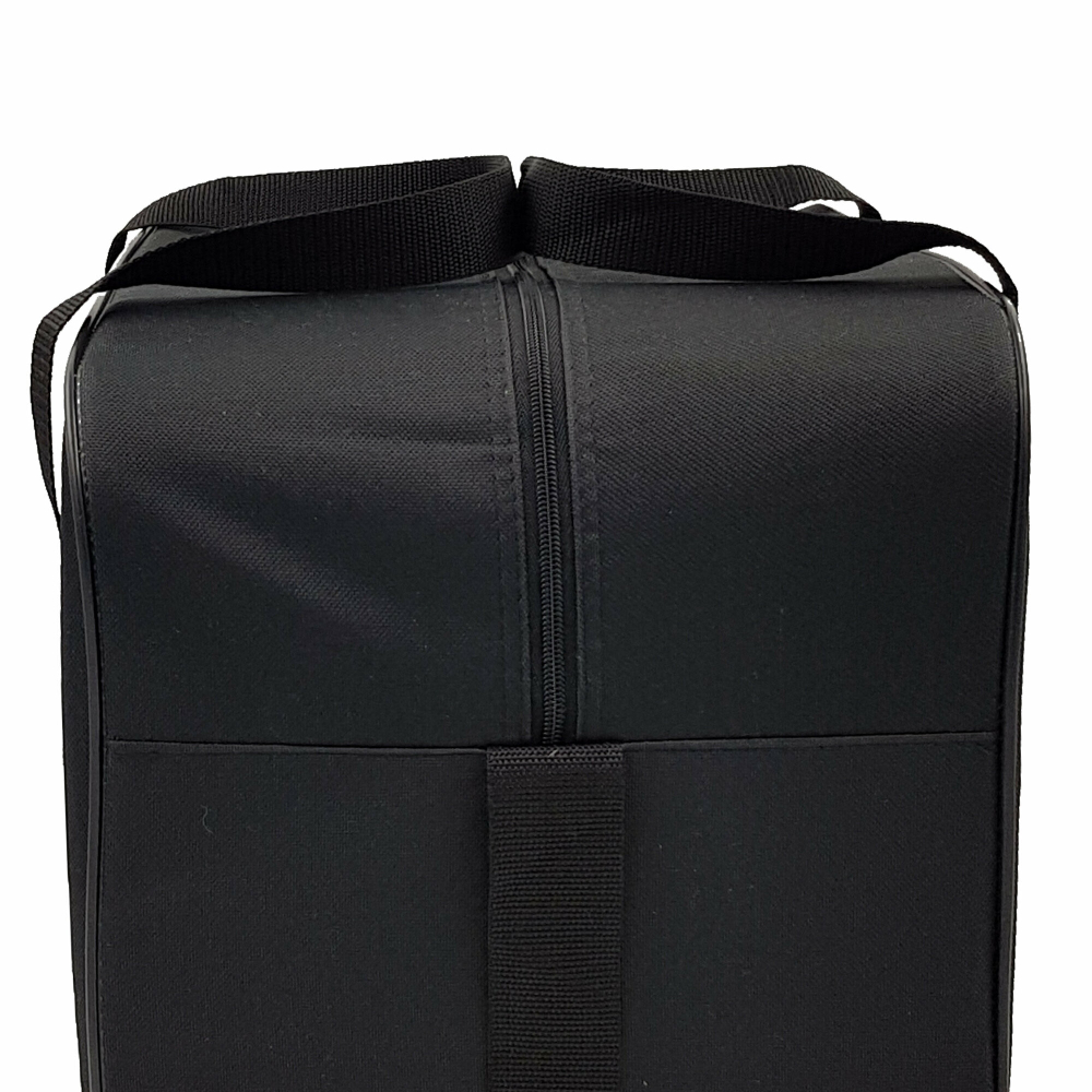 Сумка дорожная для ручной клади Pobedabags Стандарт черная 36 x 30 x 27 см