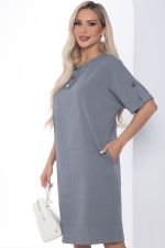 Платье Кайла люкс (серое) П10101 LT Collection