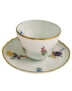 Чайная пара "Цветы" Hutschenreuther Германия
