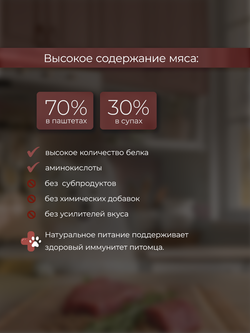 НАБОР Консервы DELISH Super Premium для собак с говядиной и гречкой (паштет) - 10 шт х 80 гр