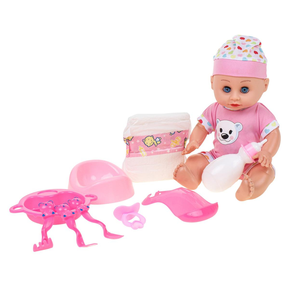 Пупс функциональный с аксесс., коробка ZL9920-19