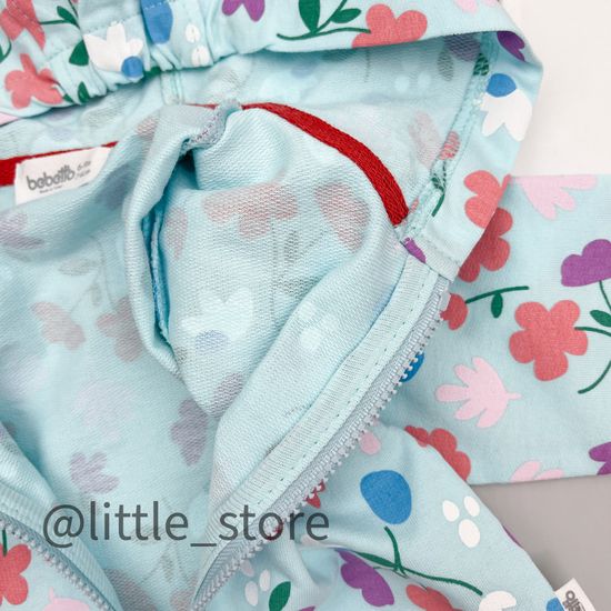 Комплект из футера "Colorful flowers" с футболкой