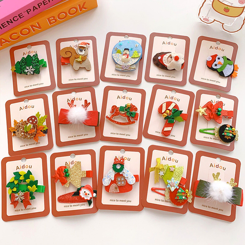 Заколки для волос "Рождественские"