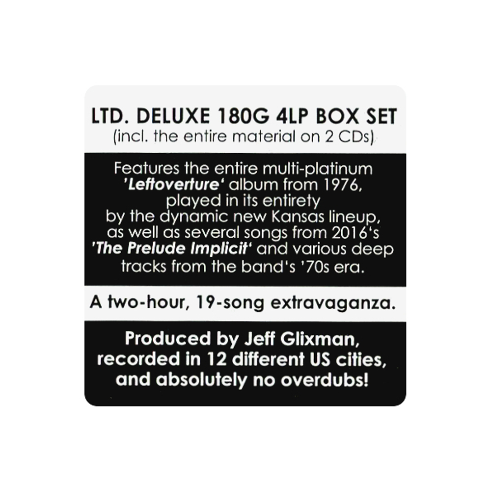 Kansas / Leftoverture - Live & Beyond (4LP+2CD)