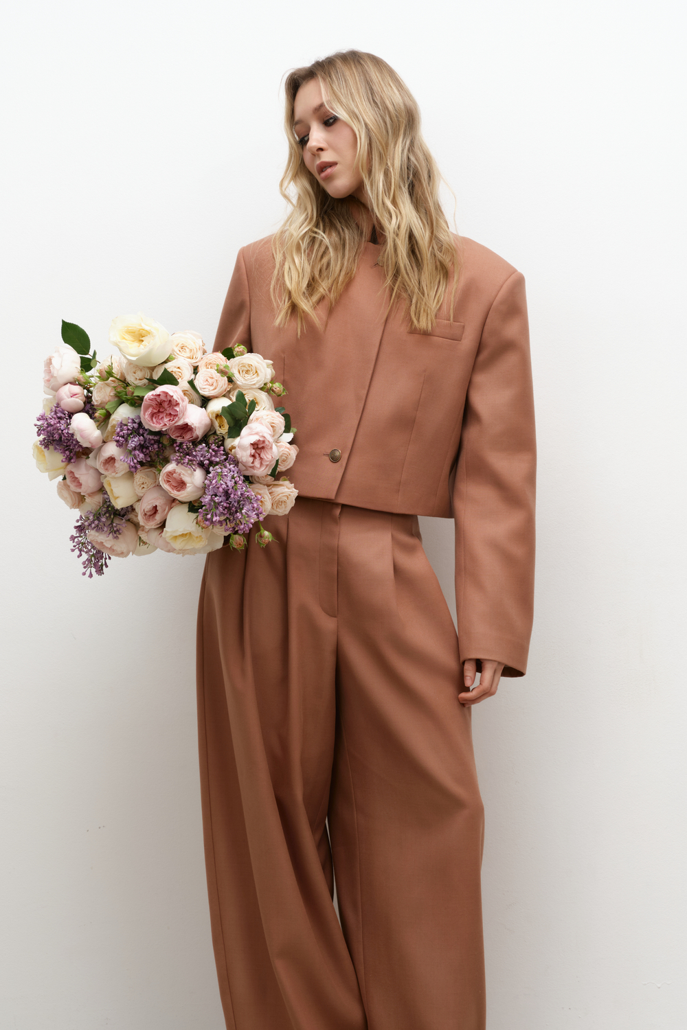 Брюки 0-образные из полушерсти