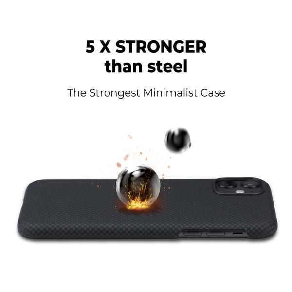 Чехол Pitaka MagEZ Case для Apple iPhone 11 (Black/Grey Plain)