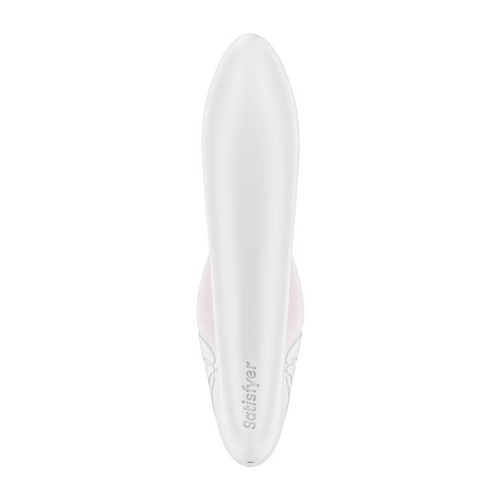 Вибратор с вакуумным стимулятором Satisfyer Supernova, белый