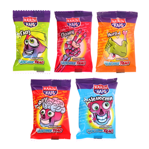 Мармелад "CRAZY GUMMY. Части тела" 10гр