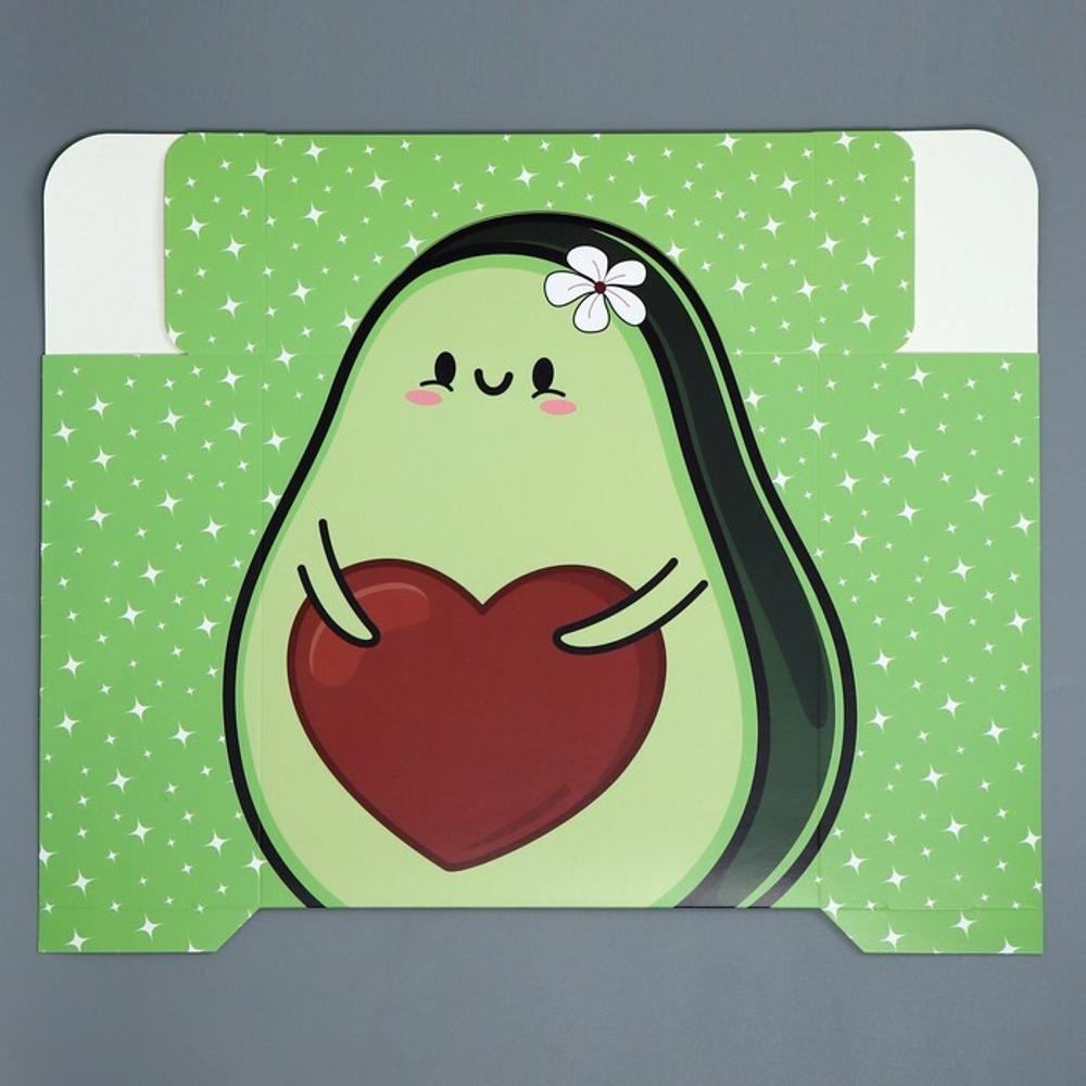 Коробка складная «Авокадо», 25 х 25 х 10 см