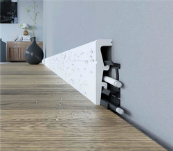 Плинтус дюрополимерный под покраску Arbiton Vega HDPS P1030 Белый 100х20х2400 мм