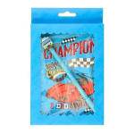 Блокнот детский Basir на замке, с ручкой, формат А6, серия "Машины", переплет 7БЦ, 17.5*12 см, 48 листов, ассорти