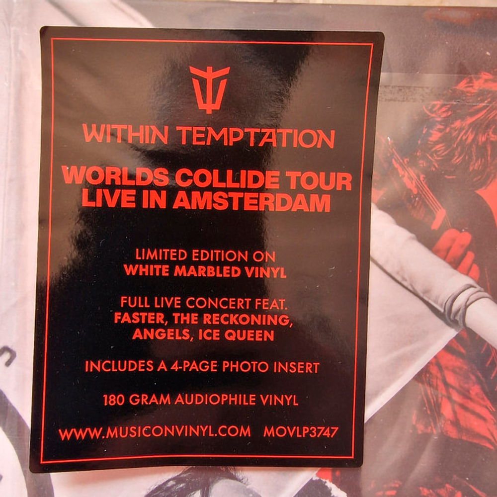 Within Temptation / Worlds Collide Tour – Live In Amsterdam (Coloured Vinyl)(2LP)