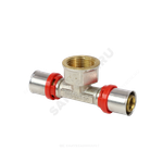 Тройник МП латунь никель пресс Дн 16х1/2"х16 ВР ГОСТ 32415-2013 8011 Aquasfera 8011-01