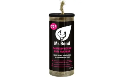 Льняная сантехническая нить Mr.Bond 307 (туба, 110 метров)