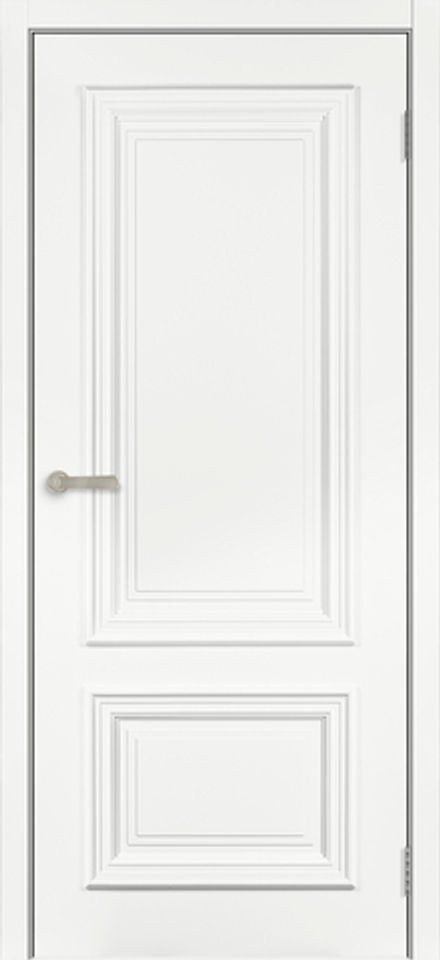 Дверь межкомнатная Багет 11 дг. Эмаль белая