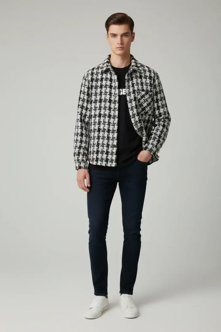 Плотная мужская рубашка «NORT»