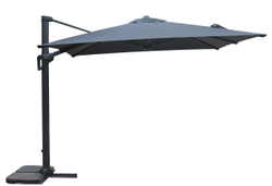 "Римини" зонт уличный 3х3м на боковой алюминиевой опоре, тент бежевый