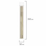 Набор деревянных линеек STAFF, 15 см, 20 см, 25 см, 30 см, канадская сосна, 210803