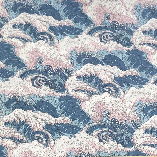 ВОЛНЫ #2, отрез 45 см 100% хлопок, Handmade Fabrics 2
