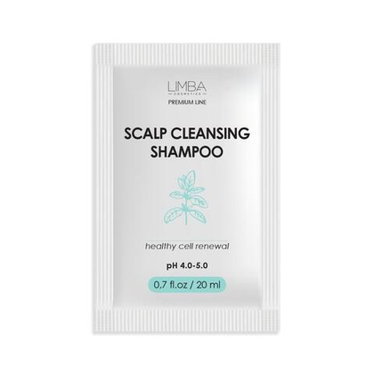 Limba Пилинг - Шампунь для кожи головы Mint Scalp Cleansing Shampoo pH 4.0-5.0 Сашет