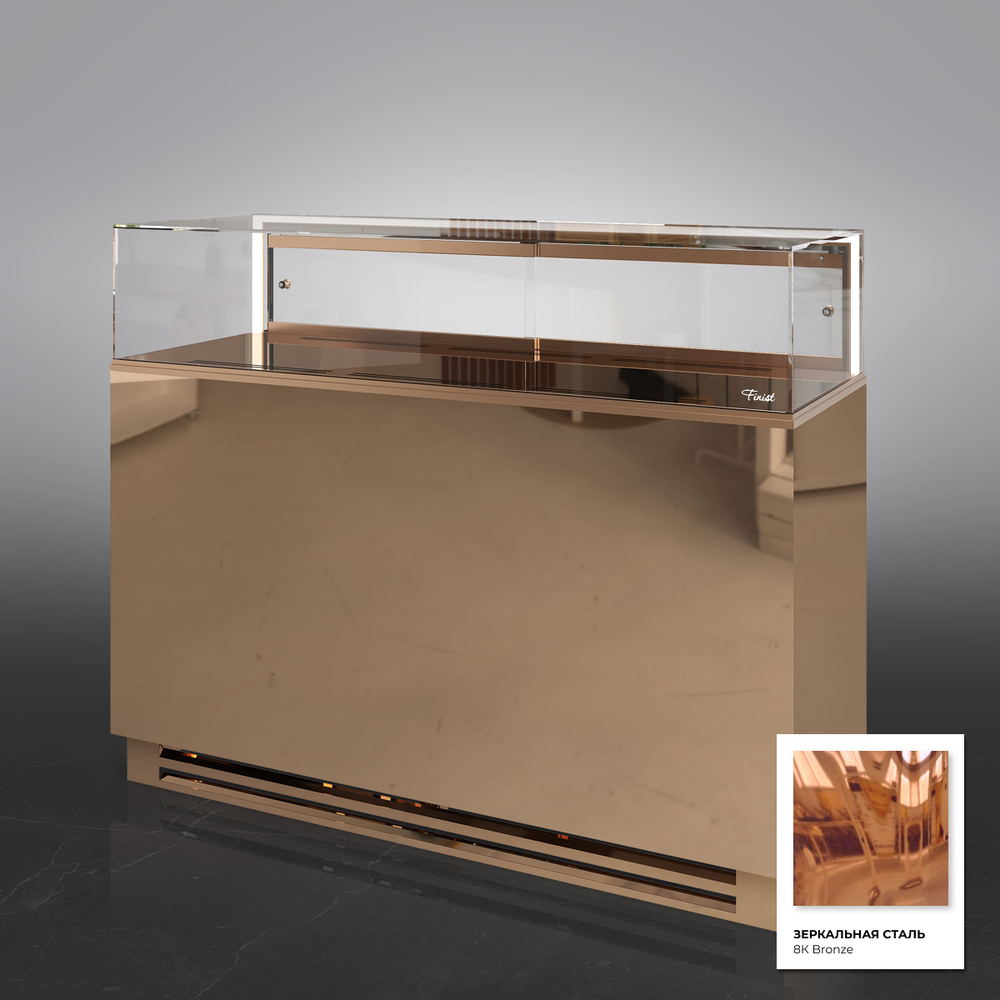 Кондитерская напольная холодильная витрина Finist GLASSIER 58 LUX