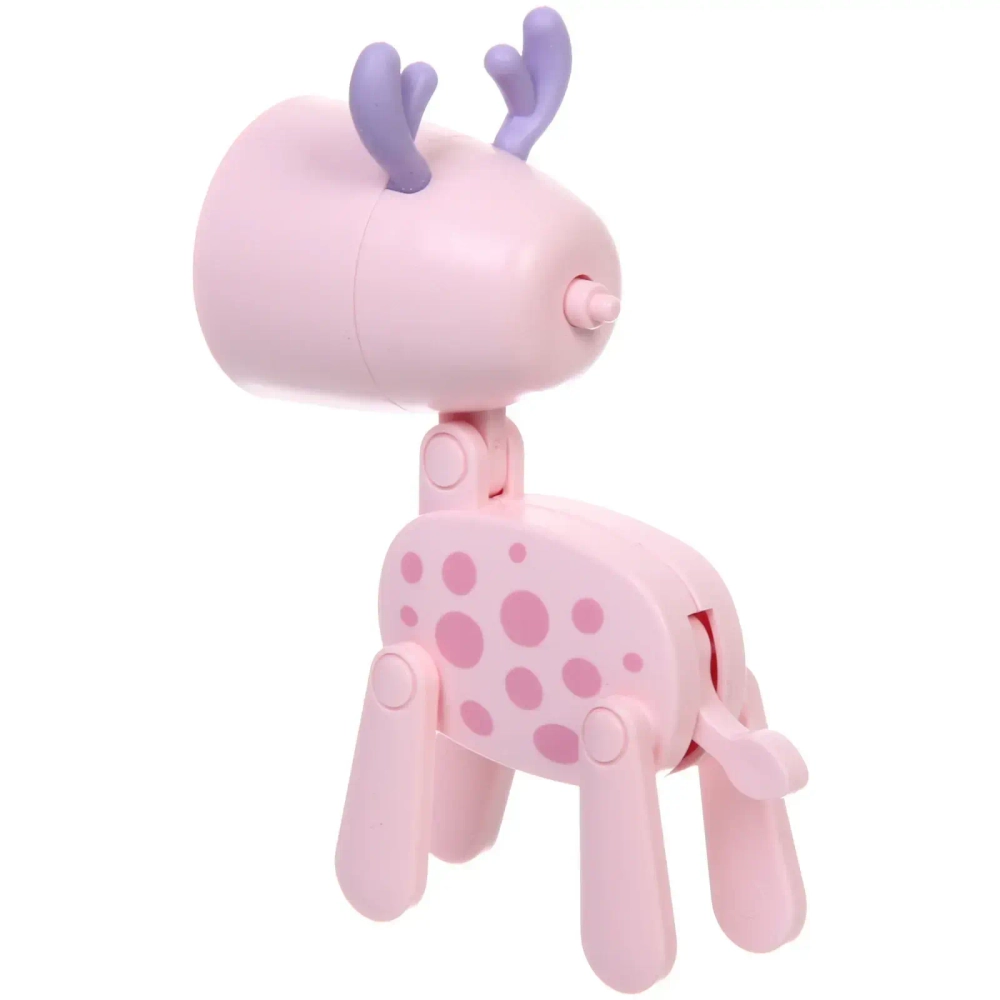 Настольная лампа «Sweet - Жирафик» LED 5,5*5,5*9,6 см, батарейки AG3 0.2W, Розовый