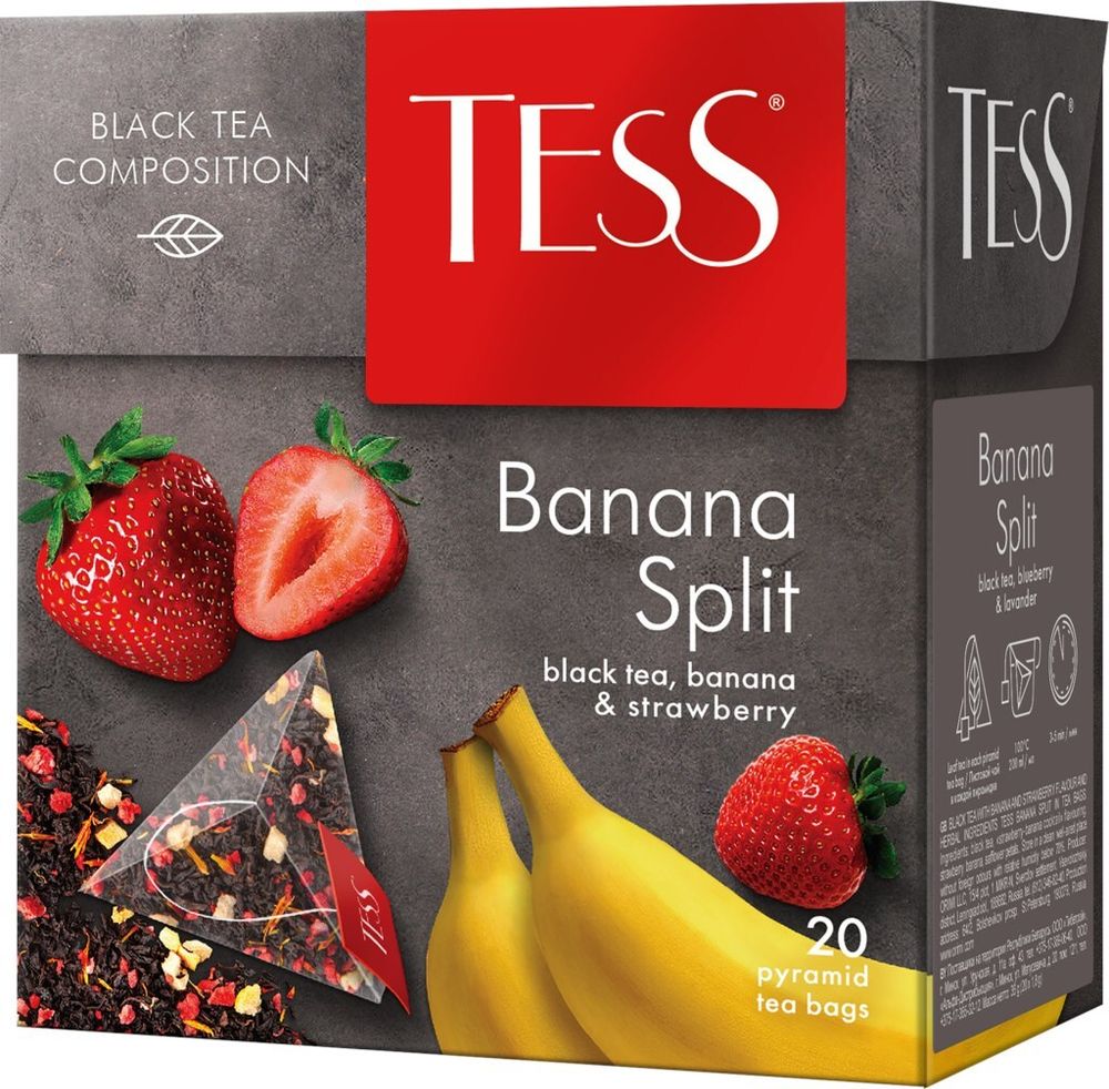 Чай Tess, Banana Split, 20 пак