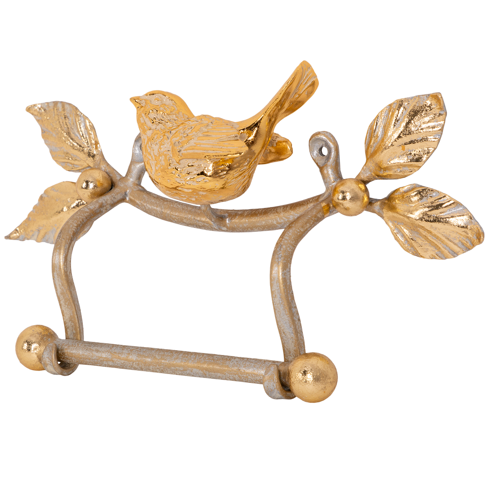 Держатель для туалетной бумаги Птичка Айвори