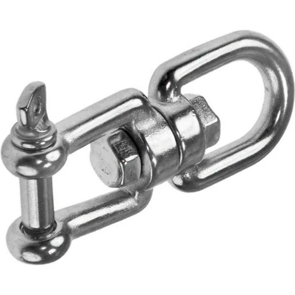 Вертлюг петля-вилка цинк D10