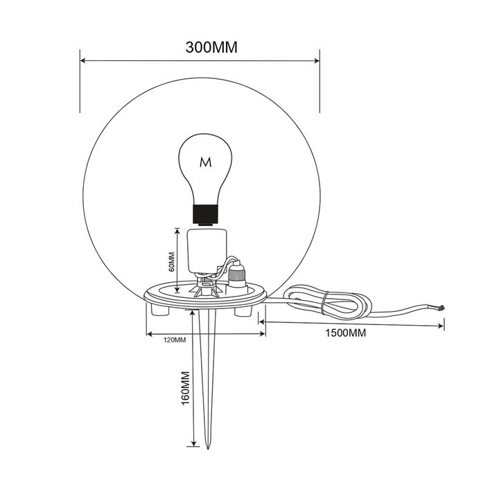 Уличный светильник Maytoni Erda O594FL-01W