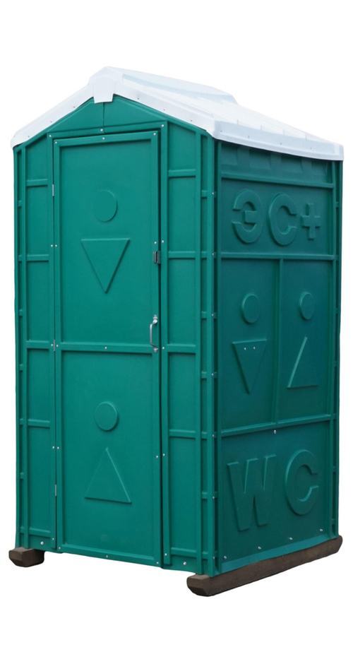 Туалетная Кабина  «Люкс Стандарт Мд» в сборе Экомарка  пластиковый поддон T-5 (1200x1100x2200см;80кг;серый) - арт.561380