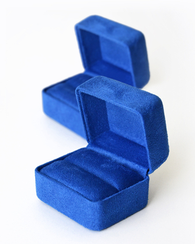 Футляр металлический с обтяжкой, серия "ФЕЛИКС", 54х44х43 мм