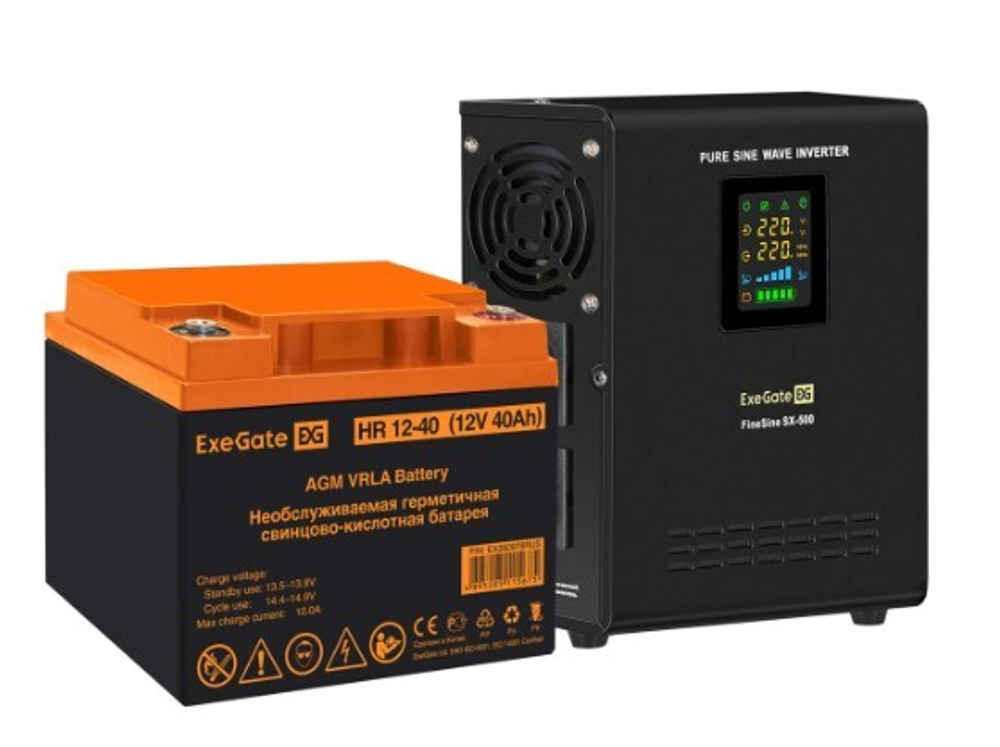 Комплект  Exegate FineSine SX-500.LCD.AVR.2SH
