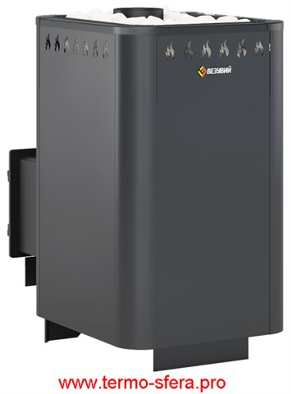 Печь ВЕЗУВИЙ Русичъ Антрацит 22 (ДТ-4С)