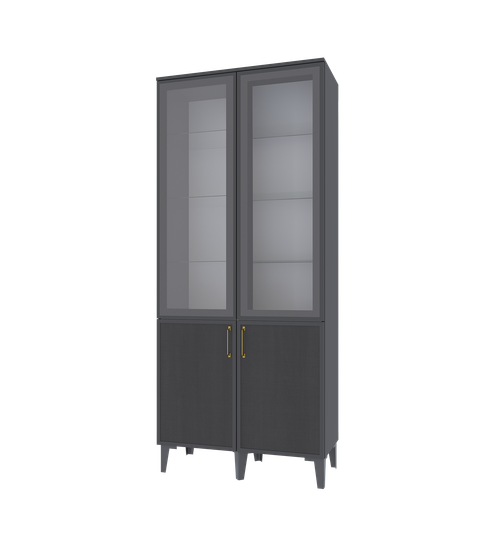 Гостиная Толедо Шкаф-витрина ТШ-3