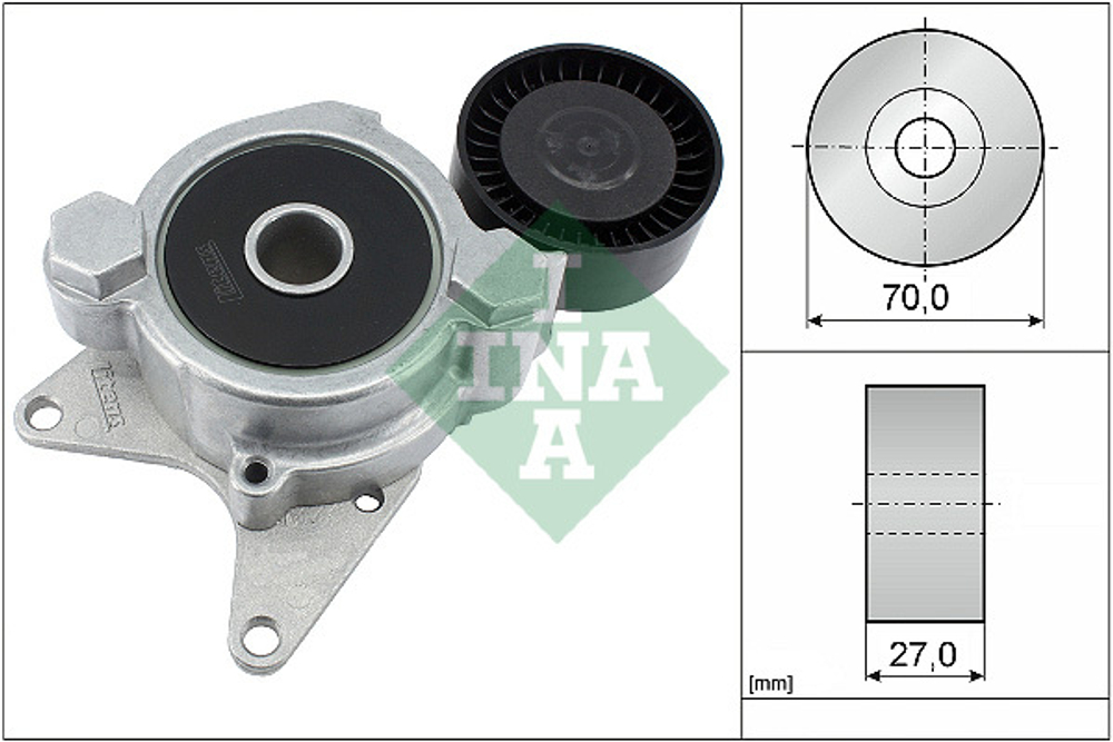 INA - 534017410-INA - Belt Tensioner, V-ribbed belt