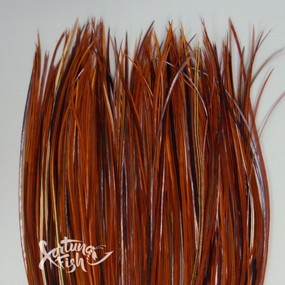 Перо из седла петуха Natural Brown