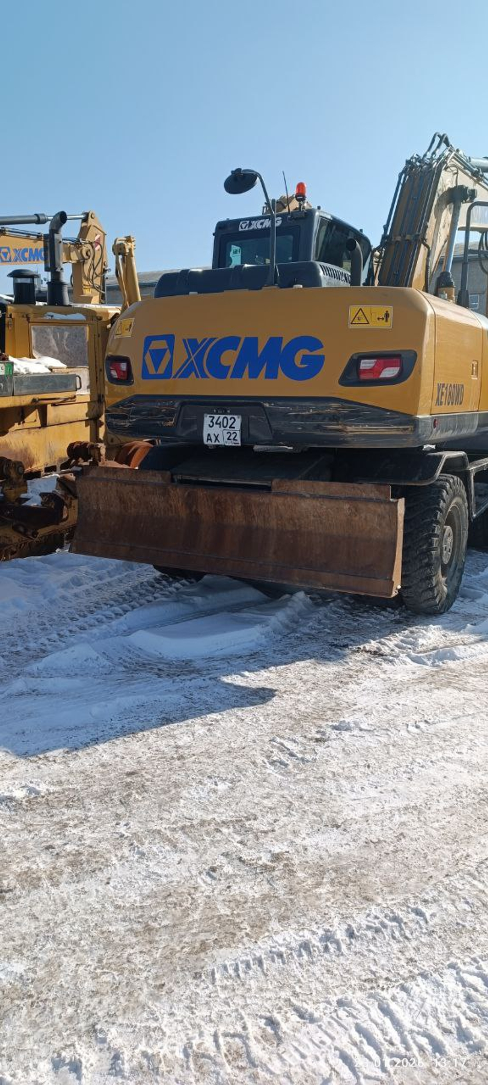 XCMG XE180* Экскаватор колесный XE180WD (Дизельный, 4,5 л, 141 л.с., АТ)