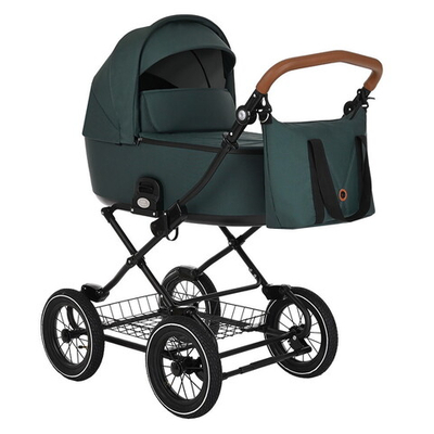 Детская коляска Roan Bass Next Classic d12 2 в 1 RCL262/1 PacificGreen